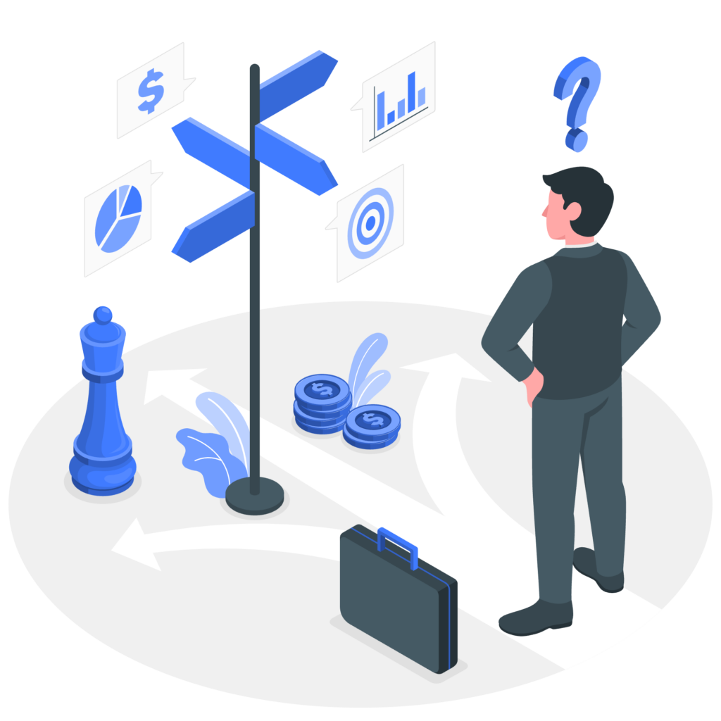 Strukturierter Software-Auswahl Entscheidungsprozess mit Stop-Gates, Pilotphase und klarer Verantwortungszuordnung